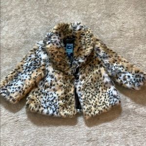 Old Navy leopard coat
